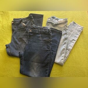 Three (3) girls jeans in excellent condition size 20.5 plus